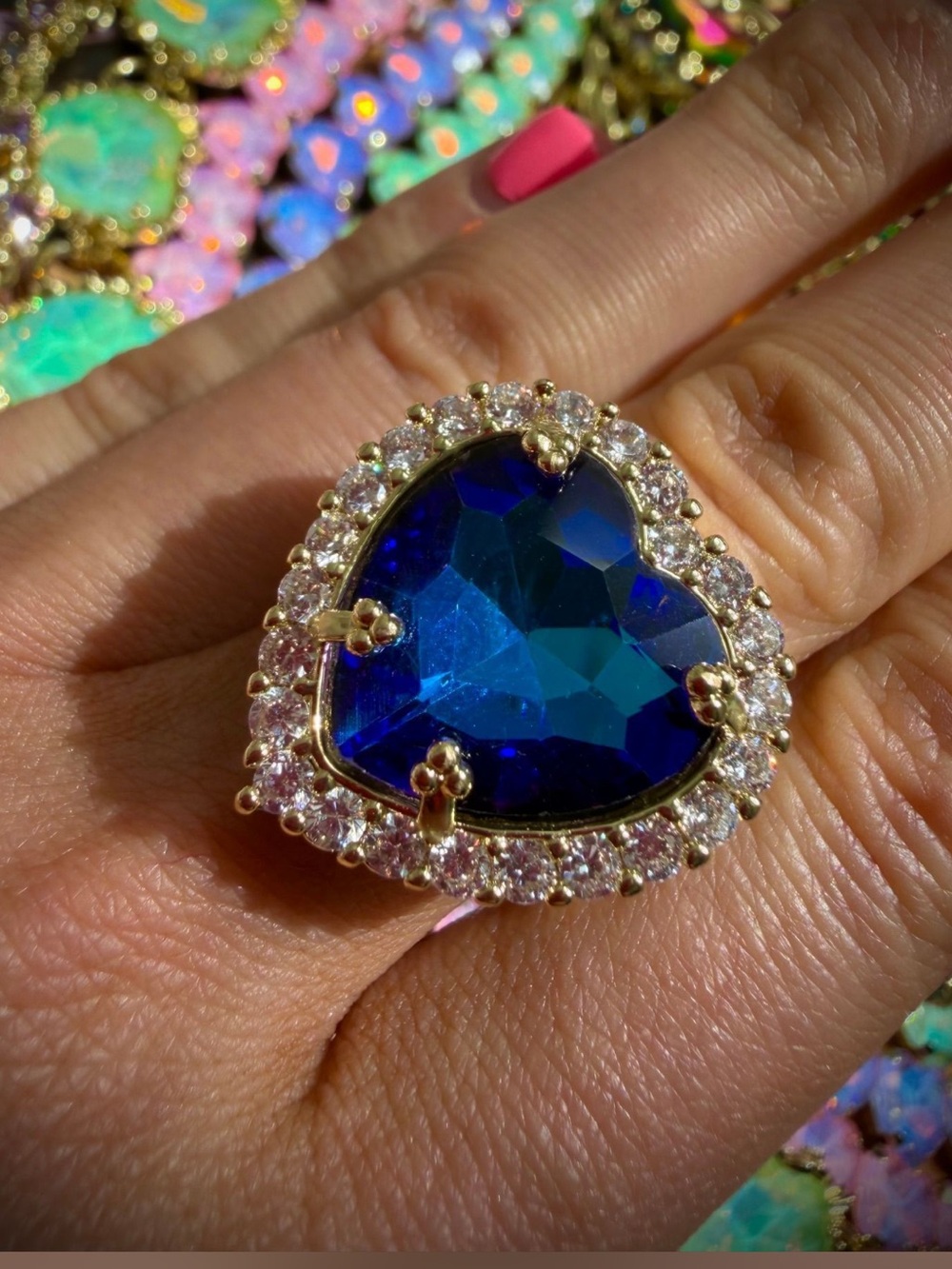 NEW Feed Me Gems Sapphire Mermaid Romeo Ring